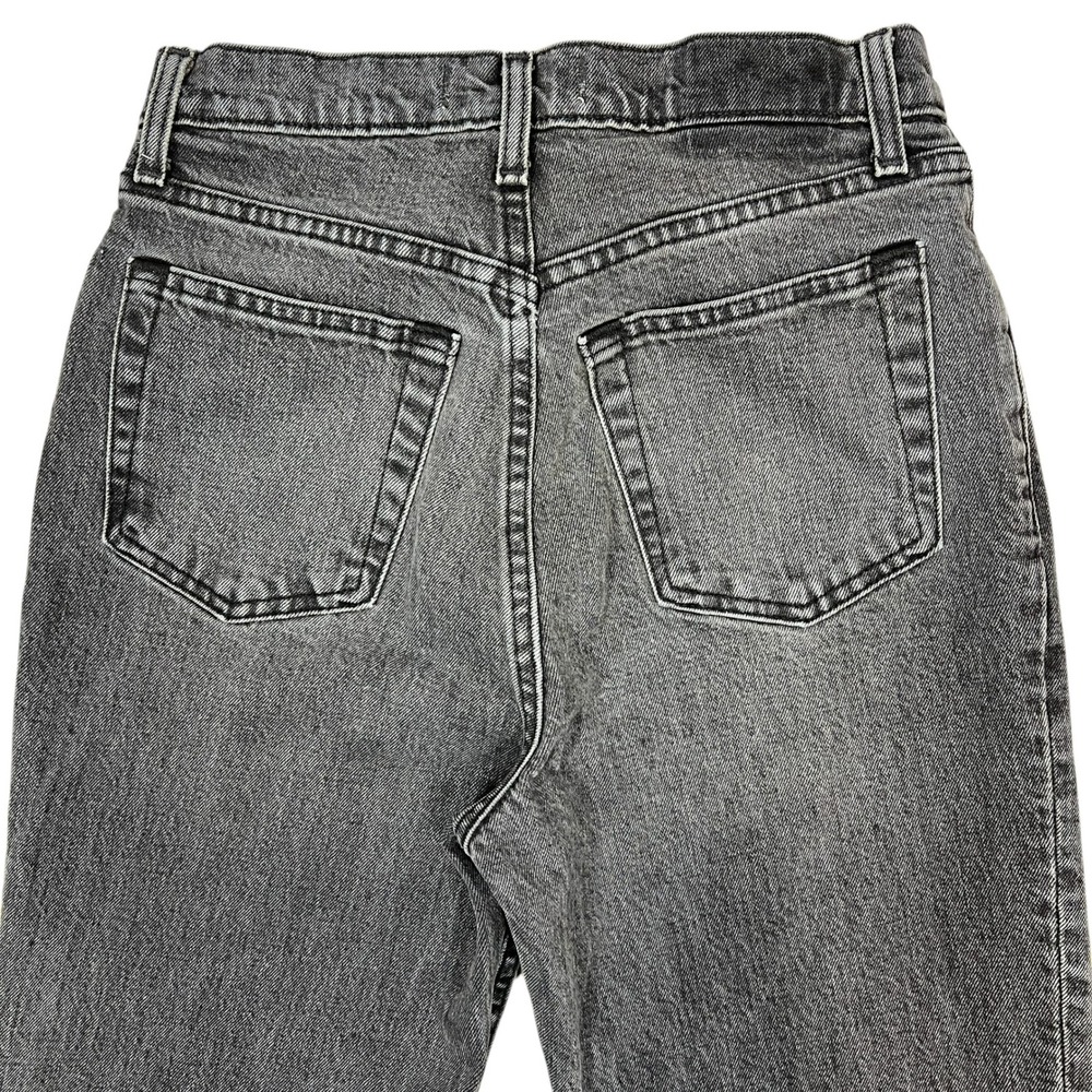 Abercrombie 90s Straight Jeans 4-Long/27L Ultra High-Rise Black Wash Retro Goth - Picture 6 of 9